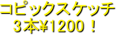 �R�s�b�N�X�P�b�`
3�{\1200�I
